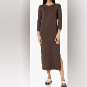 UNIQLO Elegant Brown Maxi Dress M